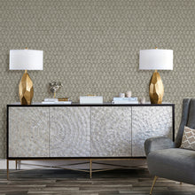 F-VL6004 Lustre Bronze Brown Wallpaper by Galerie