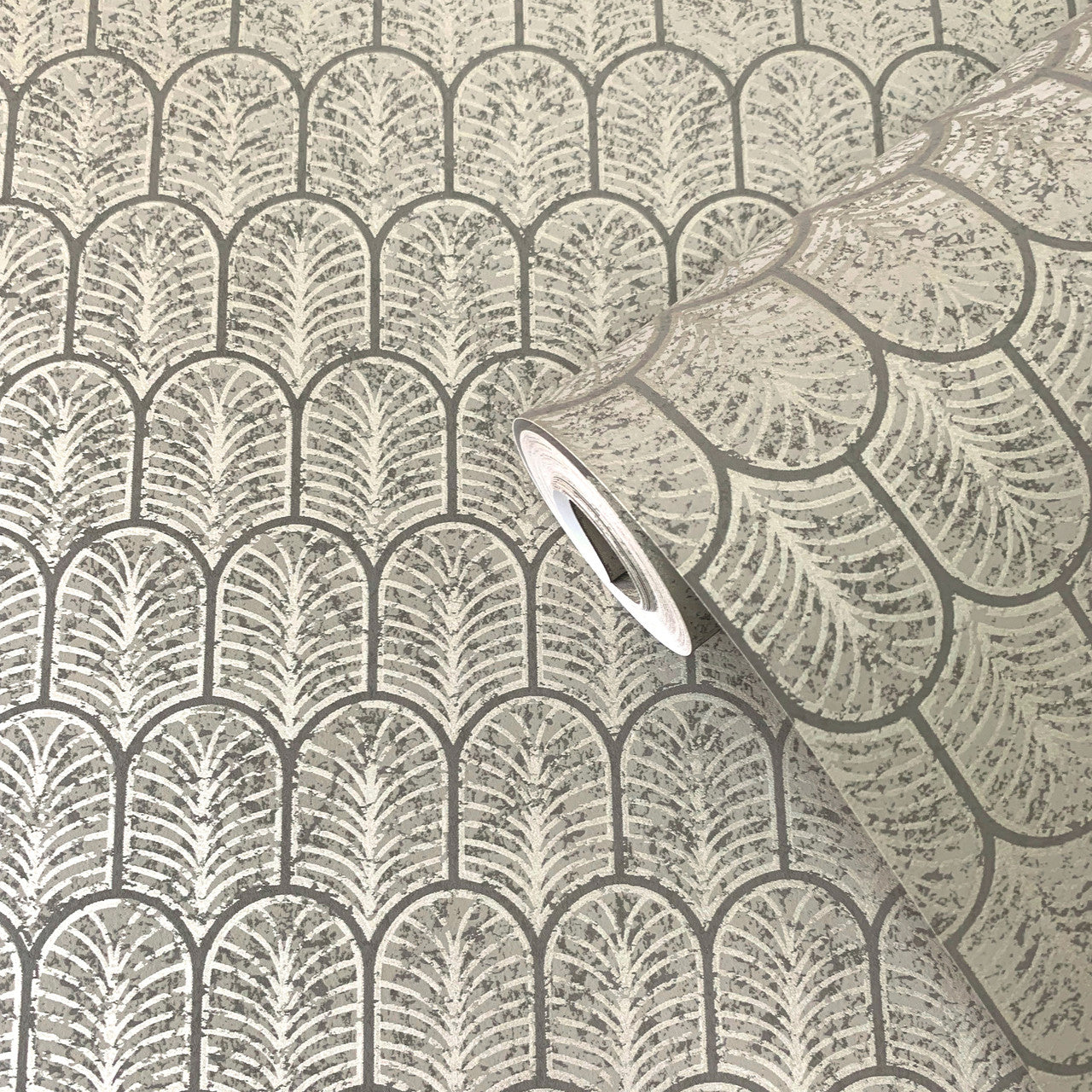 F-VL6004 Lustre Bronze Brown Wallpaper by Galerie