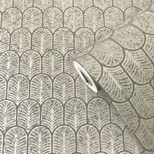 F-VL6004 Lustre Bronze Brown Wallpaper by Galerie