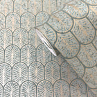 F-VL6005 Lustre Green Wallpaper by Galerie
