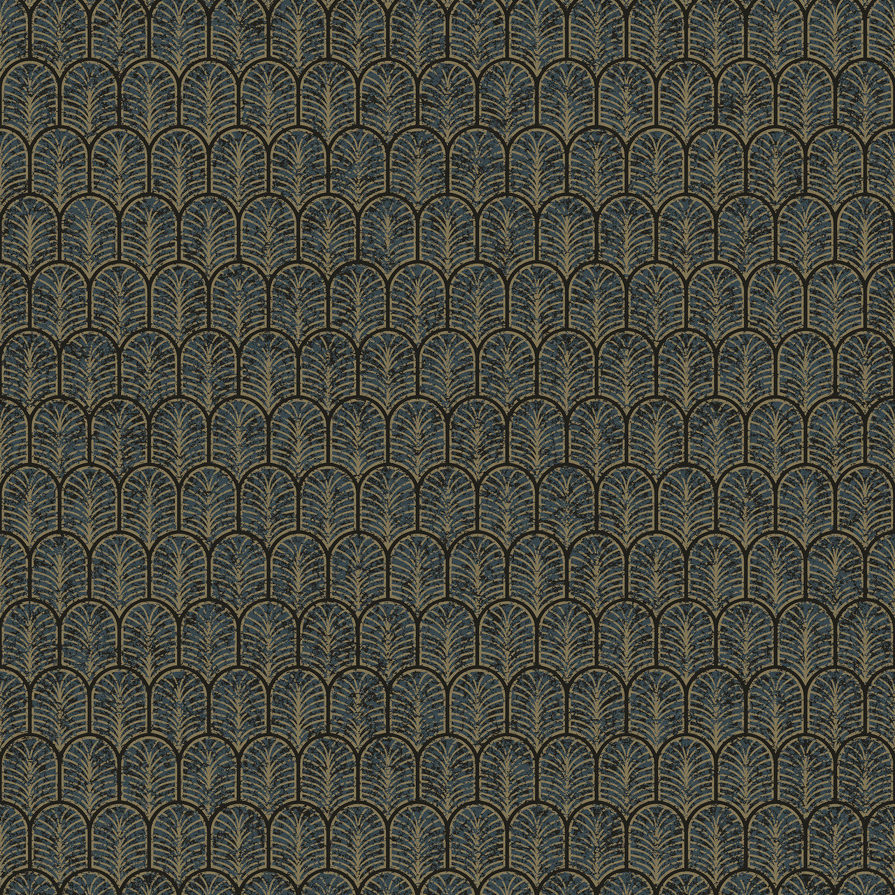 F-VL6007 Lustre Blue Wallpaper by Galerie