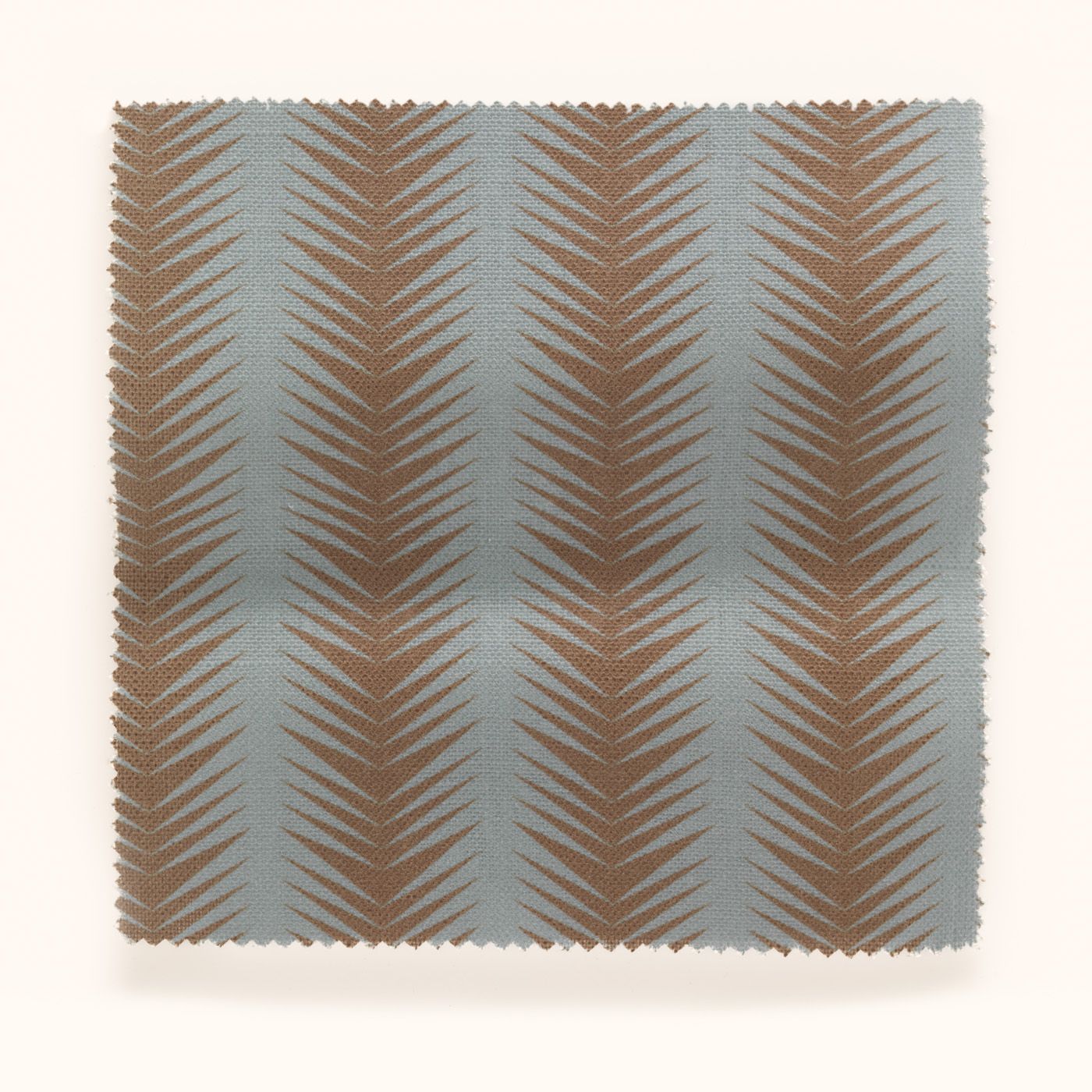 F-Z-OL-TA-24 Ziggy Terracotta Aqua Fabric by Parker & Jules