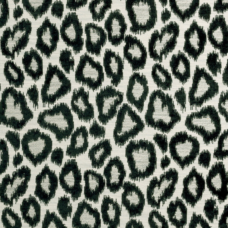 F0912/01 Ortega Noir Fabric by Clarke & Clarke