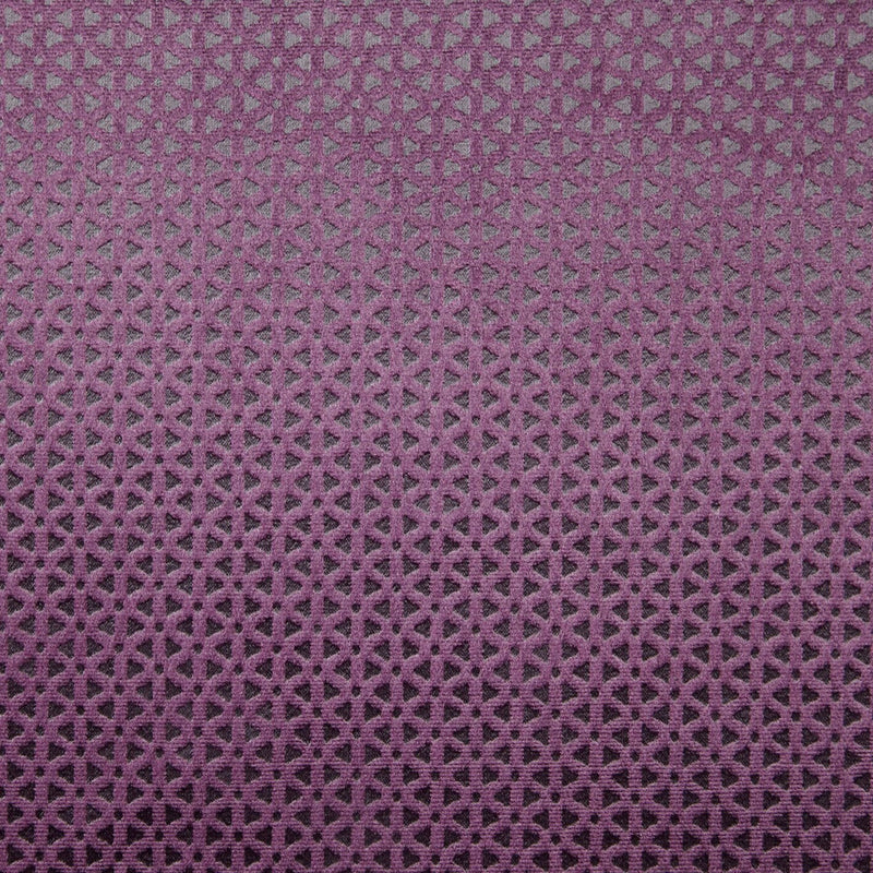 F0968/01 Loreto Lustro Aubergine Fabric by Clarke and Clarke