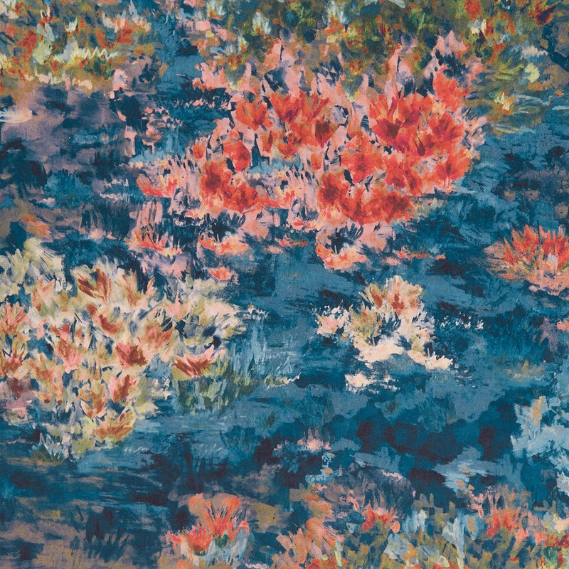 F1298/03 Fiore Exotica Midnight/Space Fabric by Clarke and Clarke