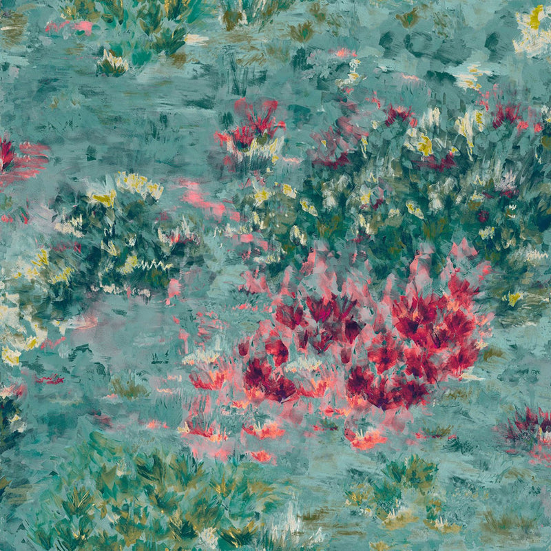 F1298/04 Fiore Exotica Mineral Fabric by Clarke and Clarke