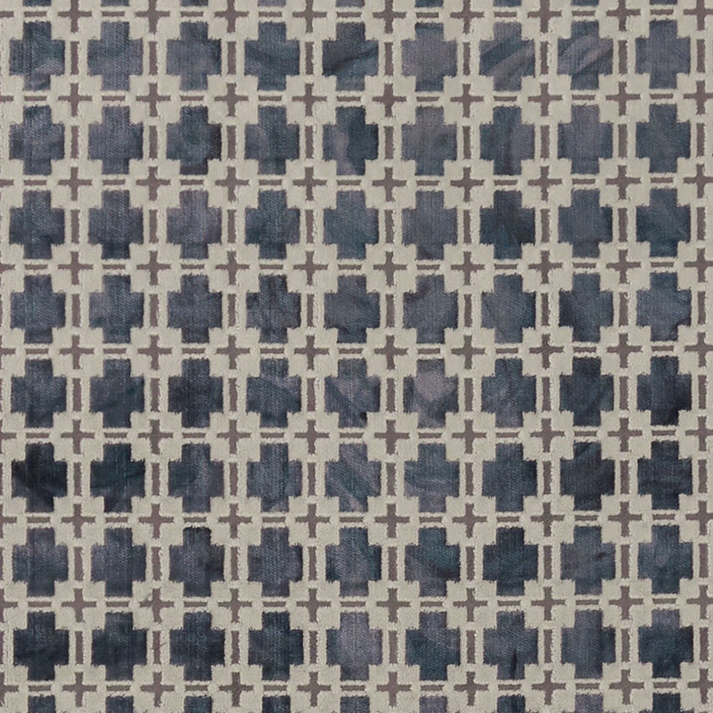 F1302/05 Maui Exotica Slate Fabric by Clarke and Clarke
