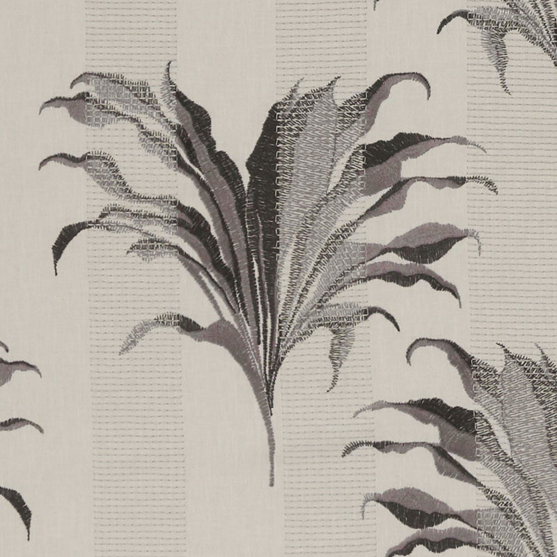F1303/01 Palma Exotica Charcoal Fabric by Clarke and Clarke