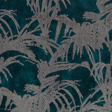 F1305/03 Tropicale Exotica Kingfisher Fabric by Clarke and Clarke