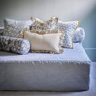 F1307/03 Bempton Studio G Northwood Denim Fabric by Clarke & Clarke