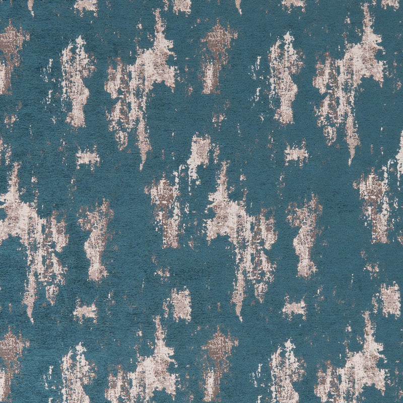 F1323/07 Monterrey Avalon Teal Fabric by Clarke and Clarke