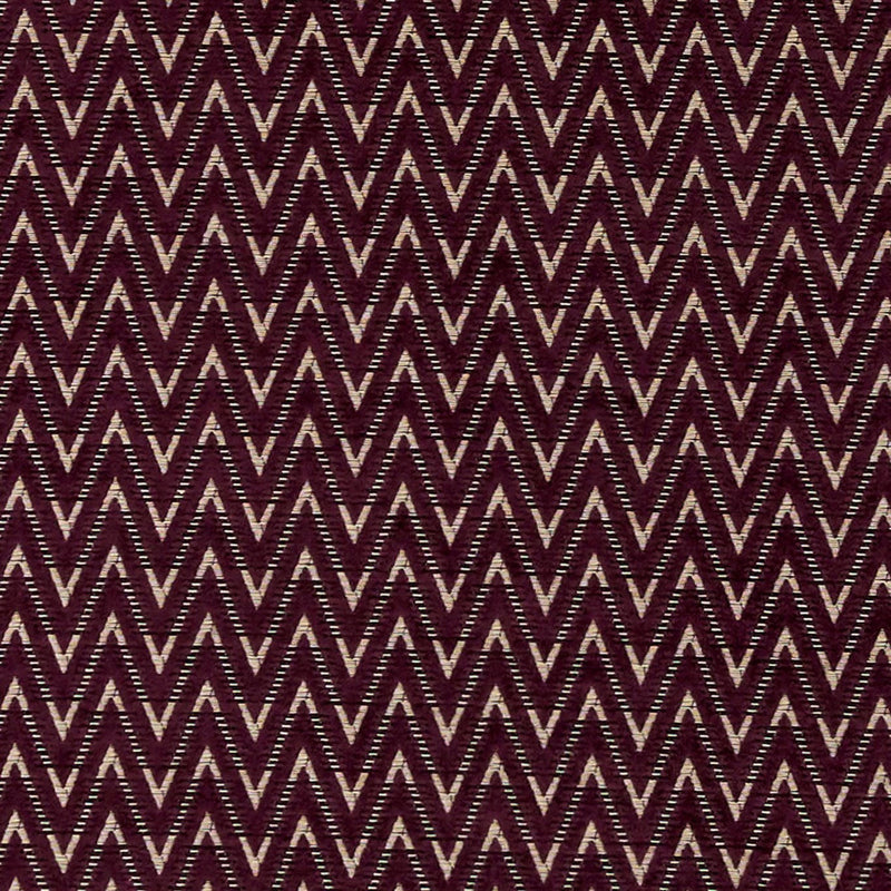F1324/03 Zion Avalon Damson Fabric by Clarke and Clarke