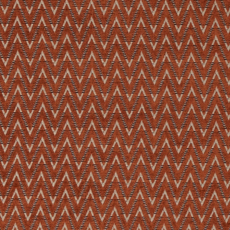 F1324/06 Zion Avalon Spice Fabric by Clarke and Clarke
