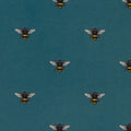 Abeja Eden Teal Fabric by Clarke and Clarke
