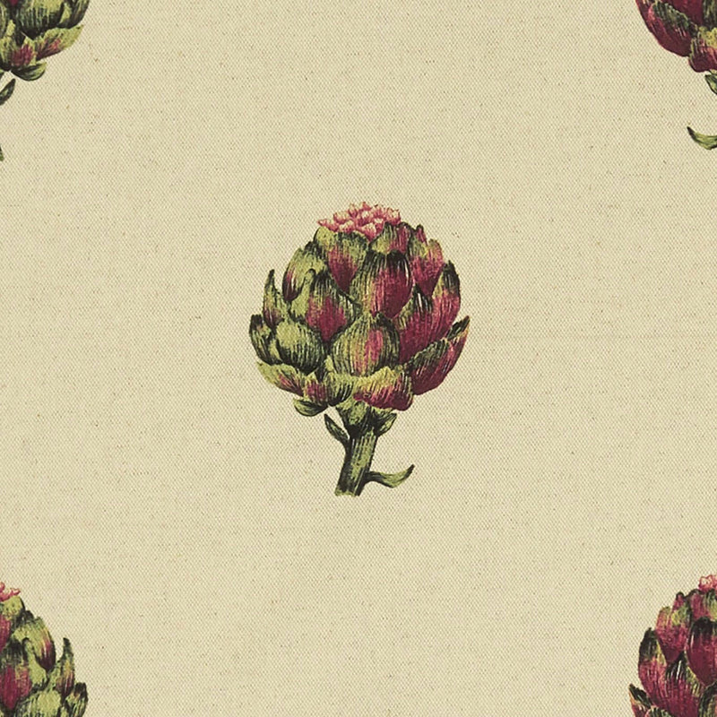 F1326/02 Artichoke Eden Linen Fabric by Clarke and Clarke