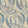 Folium Eden Denim Fabric by Clarke and Clarke