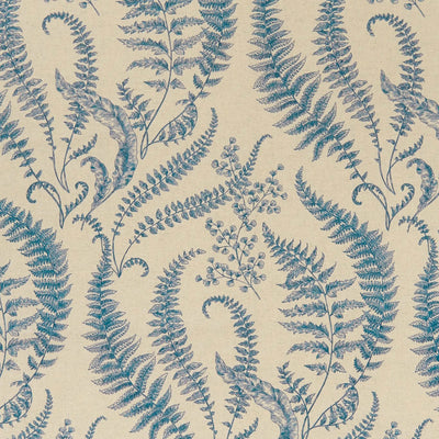 Folium Eden Denim Fabric by Clarke and Clarke
