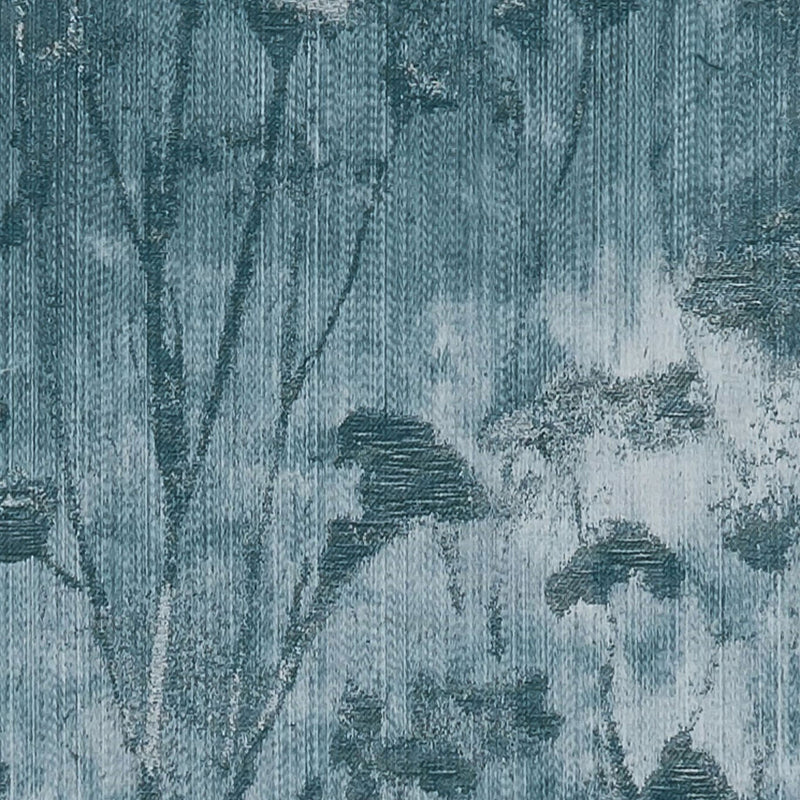 F1338/04 Silhouette Diffusion Kingfisher Fabric by Clarke and Clarke