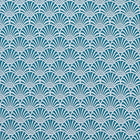 F1351/04 Zellige Prince of Persia Teal Fabric by Clarke and Clarke