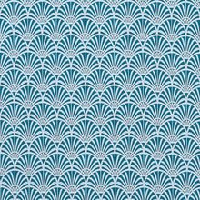 F1351/04 Zellige Prince of Persia Teal Fabric by Clarke and Clarke