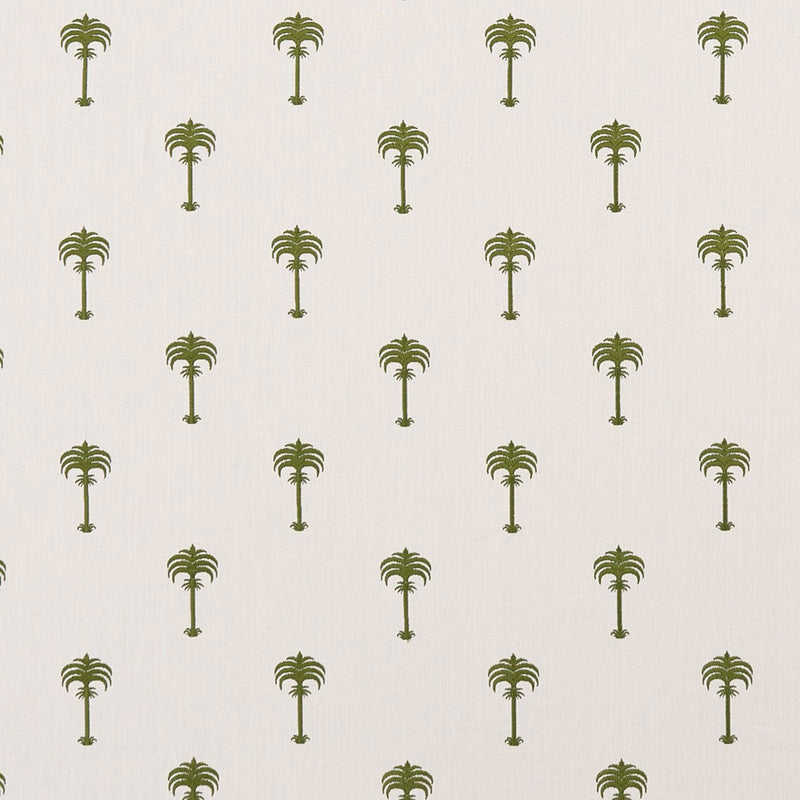 F1369/01 Menara Prince of Persia Olive Fabric by Clarke and Clarke