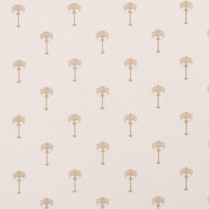 F1370/02 Menara Metallic Prince of Persia Metallic Rose Gold/Ivory Fabric by Clarke and Clarke