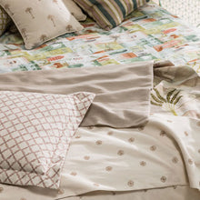 F1370/02 Menara Metallic Prince of Persia Metallic Rose Gold/Ivory Fabric by Clarke and Clarke