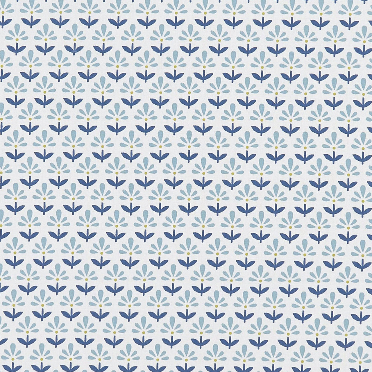 F1373/02 Fleur Studio G Northwood Denim Fabric by Clarke & Clarke