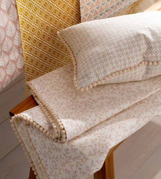 F1375/01 Lila Studio G Northwood Blush Fabric by Clarke & Clarke