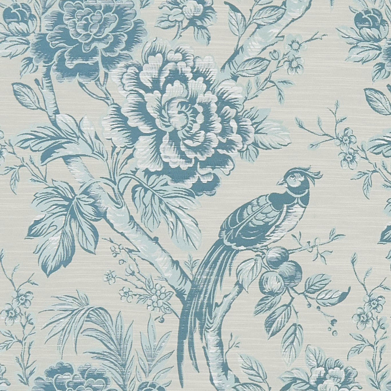 F1429/05 Avium Botanist Eau de Nil Fabric by Clarke and Clarke