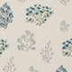Floris Botanist Mineral/Denim Fabric by Clarke and Clarke