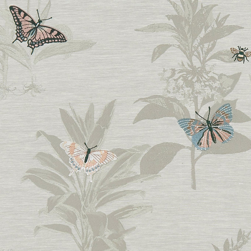 F1432/03 Monarch Botanist Eau de Nil Fabric by Clarke and Clarke