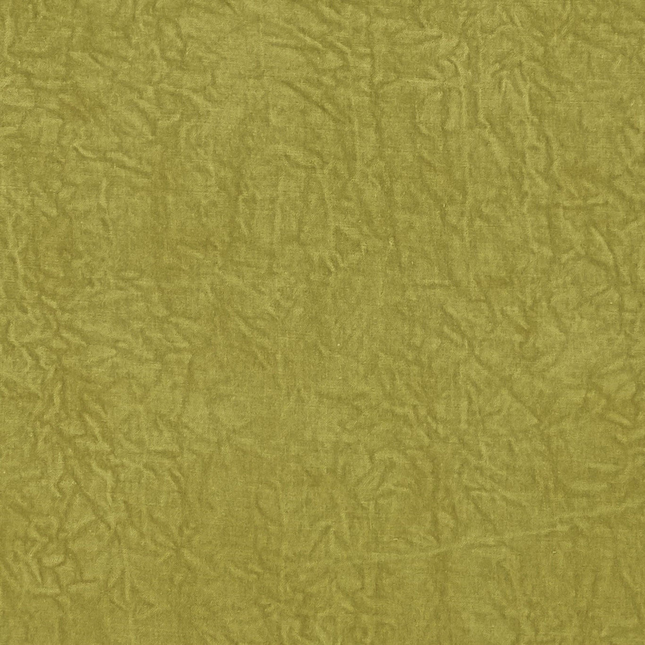 F1434/02 Abelia Botanist Chartreuse Fabric by Clarke and Clarke