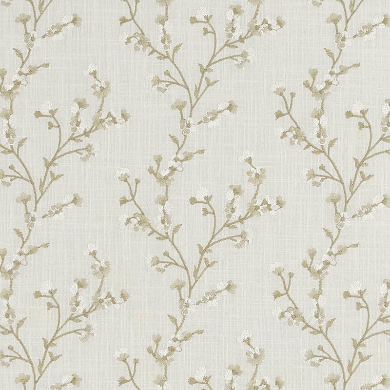 F1439/02 Blossom Origins Ivory Fabric by Clarke and Clarke