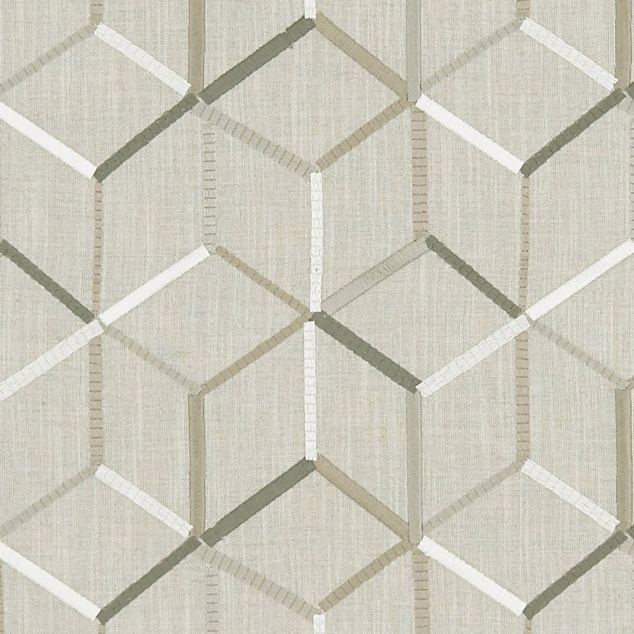 F1443/03 Linear Origins Linen Fabric by Clarke and Clarke