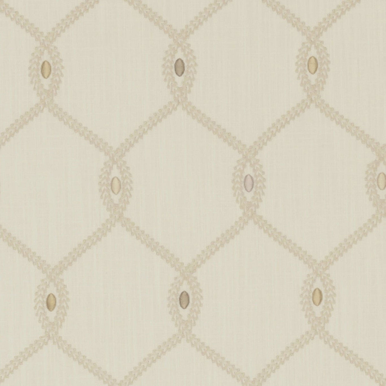F1446/02 Opus Origins Ivory Fabric by Clarke and Clarke
