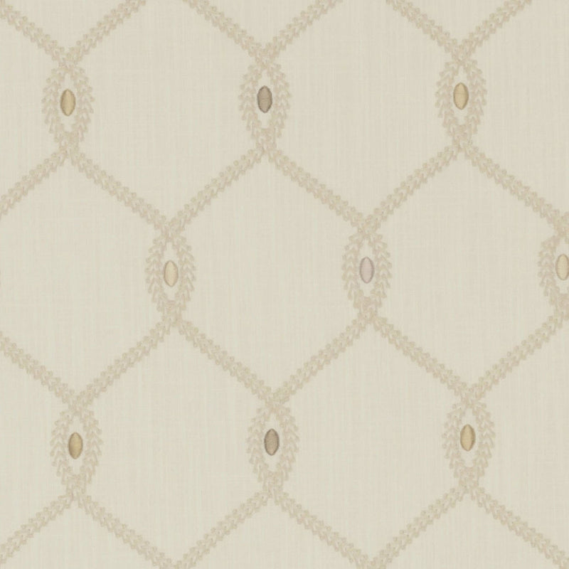 F1446/02 Opus Origins Ivory Fabric by Clarke and Clarke