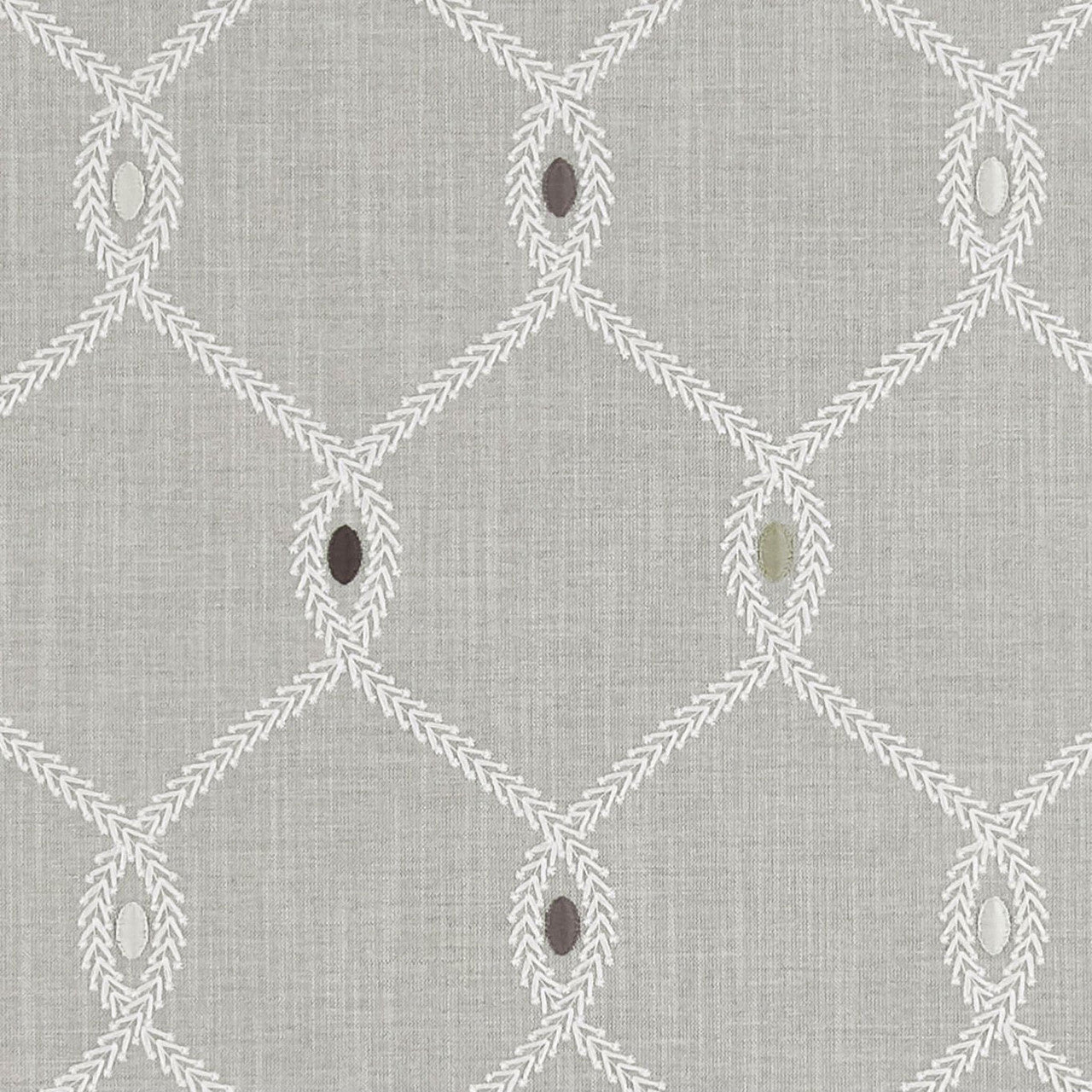 F1446/04 Opus Origins Silver Fabric by Clarke and Clarke