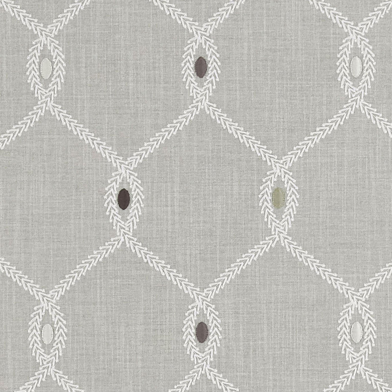F1446/04 Opus Origins Silver Fabric by Clarke and Clarke