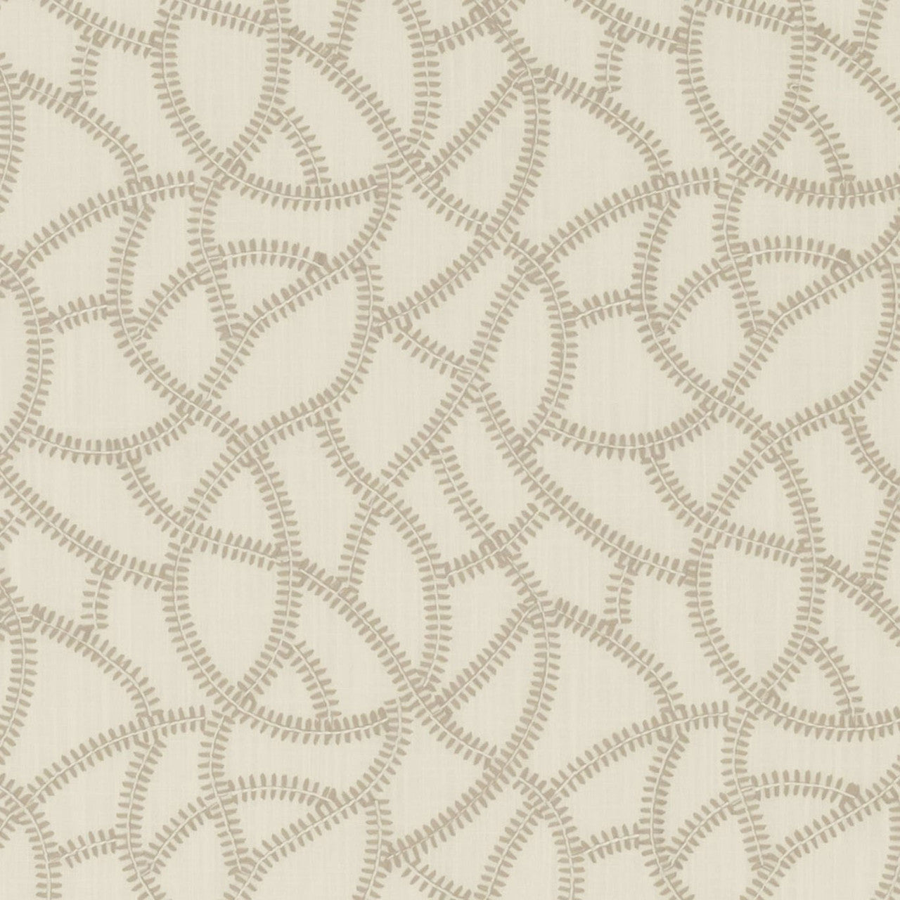 F1447/02 Panache Origins Ivory Fabric by Clarke and Clarke