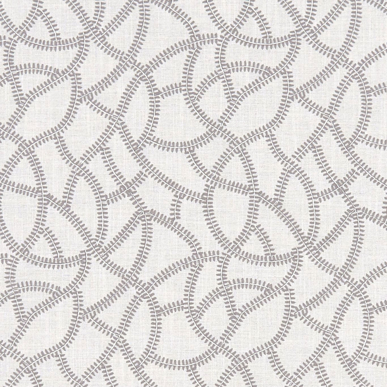 F1447/04 Panache Origins Silver Fabric by Clarke and Clarke