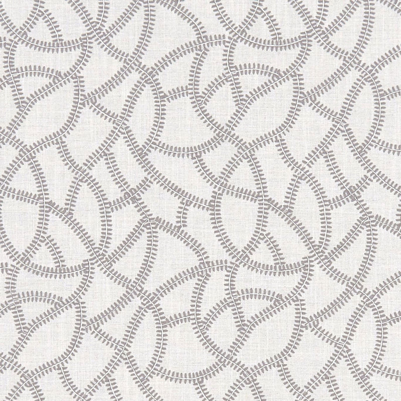 F1447/04 Panache Origins Silver Fabric by Clarke and Clarke