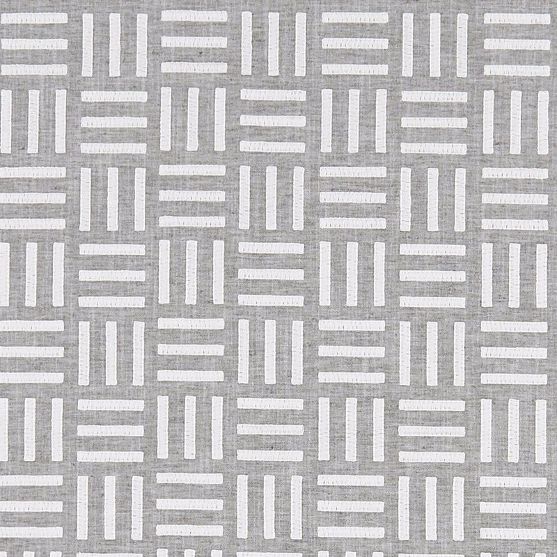 F1449/01 Parallel Origins Charcoal Fabric by Clarke and Clarke