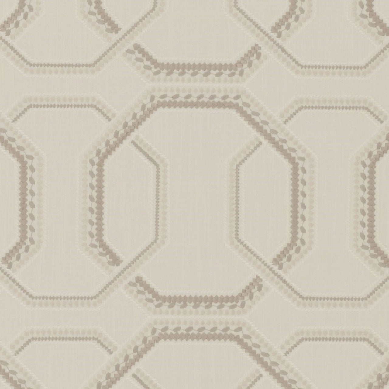 F1451/02 Repeat Origins Ivory Fabric by Clarke and Clarke
