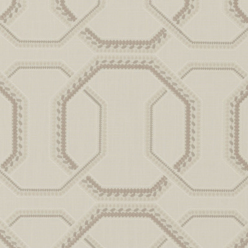 F1451/02 Repeat Origins Ivory Fabric by Clarke and Clarke