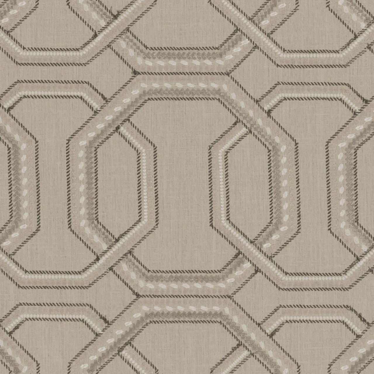 F1451/03 Repeat Origins Linen Fabric by Clarke and Clarke