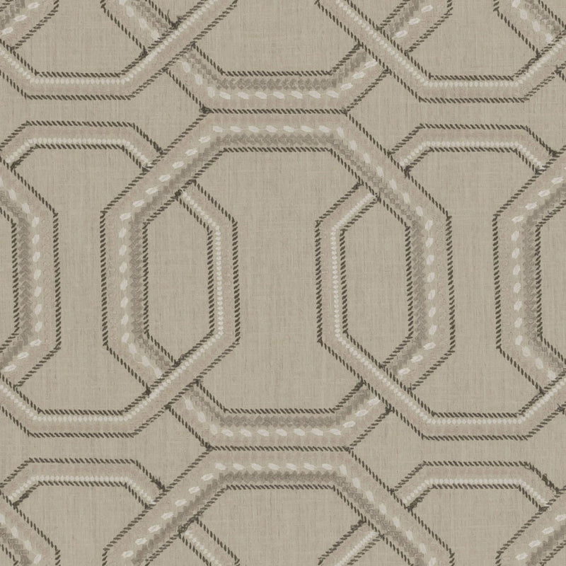 F1451/03 Repeat Origins Linen Fabric by Clarke and Clarke
