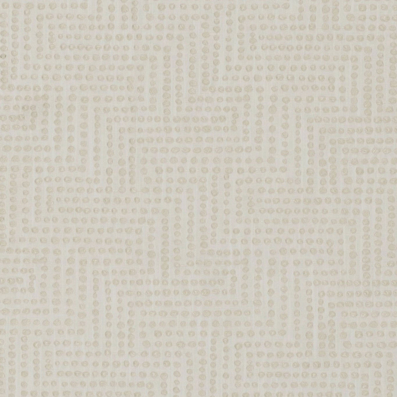 F1454/02 Solitaire Origins Ivory Fabric by Clarke and Clarke