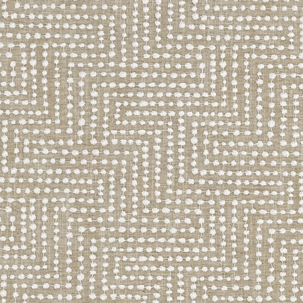 F1454/04 Solitaire Origins Linen Fabric by Clarke and Clarke