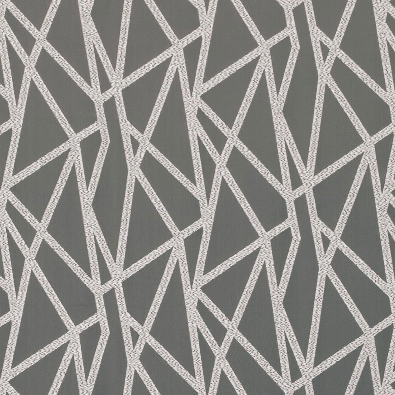F1459/04 Geomo Pewter Fabric by Clarke & Clarke